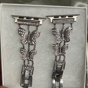 Silver Butterfly Chain Apple Watch Band
